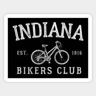 Indiana Bikers Club- Bicycle Magnet